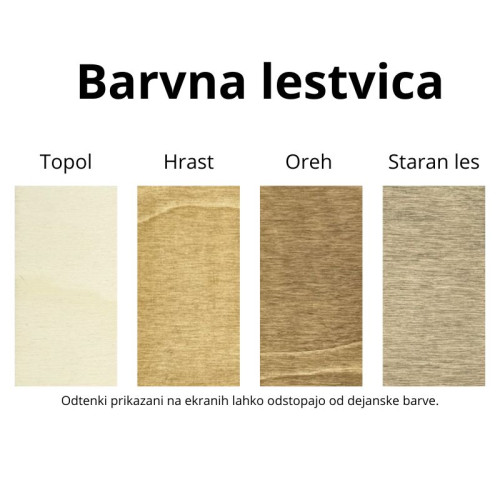 Leseni adventni odštevalnik Božiček